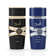 Asad & Asad Zanzibar Eau de Parfum Sprays 100ml 3.4 oz by Lattafa Bundle