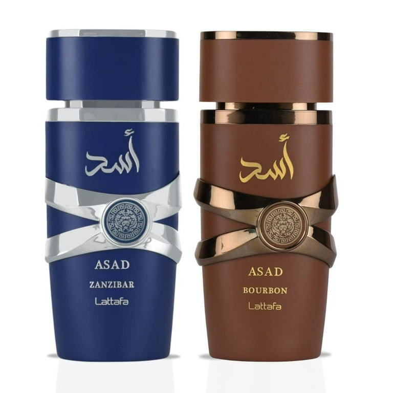 Asad Zanzibar & Asad Bourbon EDP Sprays 100ML (3.4 OZ) By