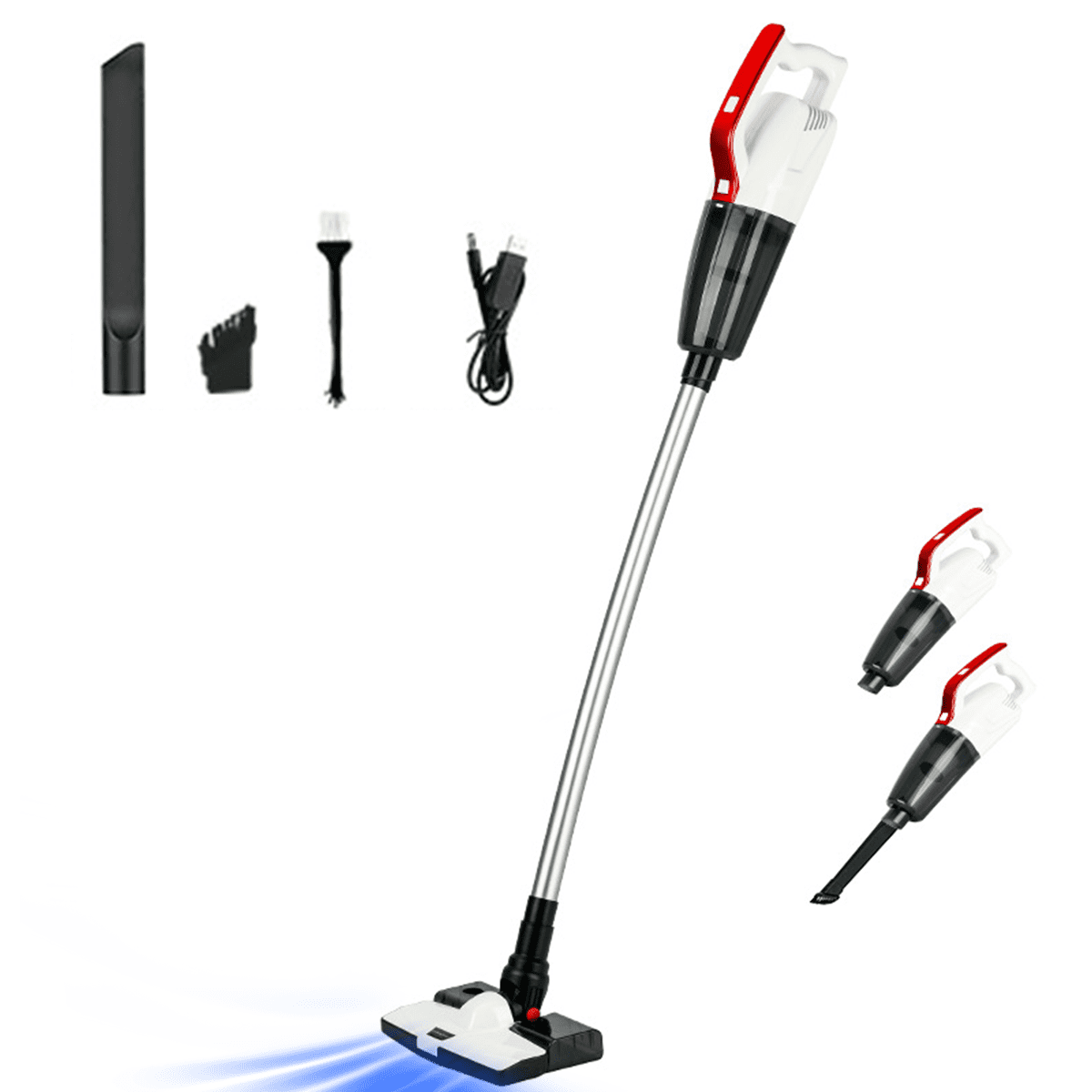 Asafbwe Cordless Vacuum Cleaner 120W 16KPA Cordless Stick Vacuum