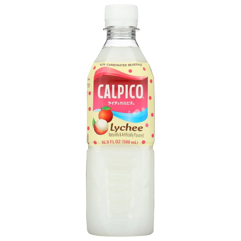 Calpico Lychee Flavored Soft Drink, 16.9 fl oz Plastic Bottle with