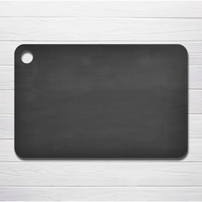 Asahi Black Rubber Cutting Board, 14.5 x 9.5"