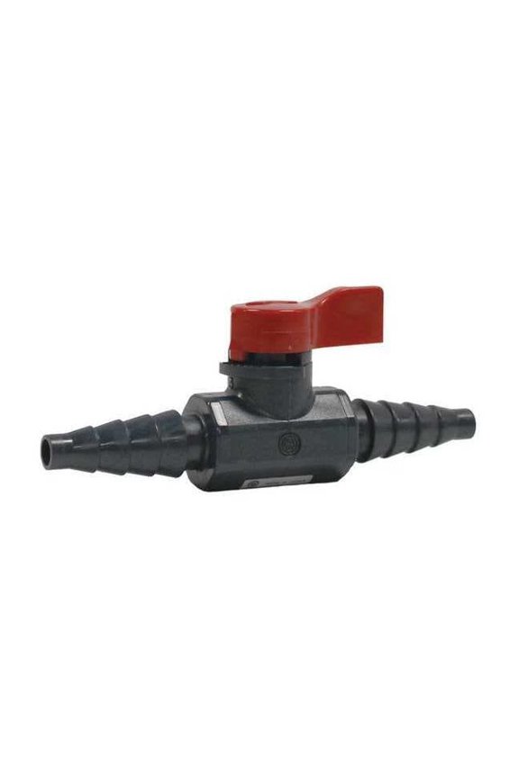 Asahi 1/4" Barb PVC Ball Valve 2-Way 1079002