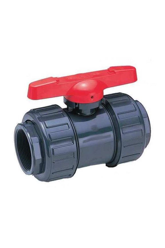 Asahi 1/2" Socket x Thread CPVC Ball Valve 2-Way 1613005