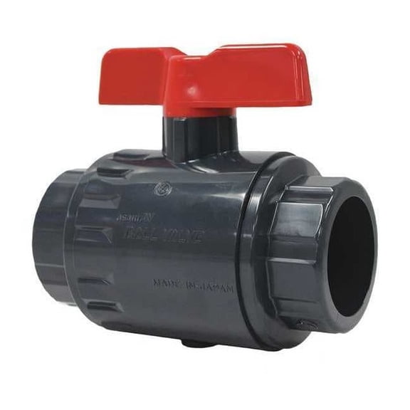 Asahi 3/8" Socket PVC Ball Valve 2-Way 161070003