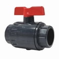 thumbnail image 1 of Asahi 1-1/2" Socket PVC Ball Valve 2-Way 161070015, 1 of 1