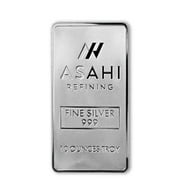 Asahi Refining 10 Ounce 999 Fine Silver Bar