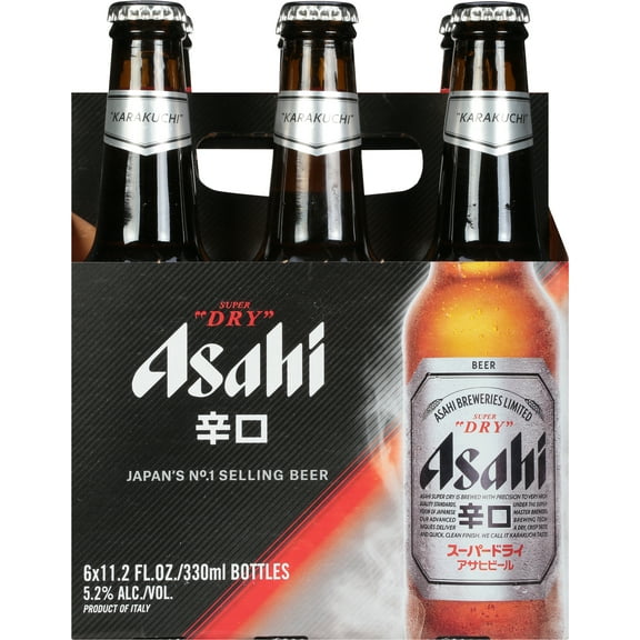 Asahi Super Dry 6pk Bottles