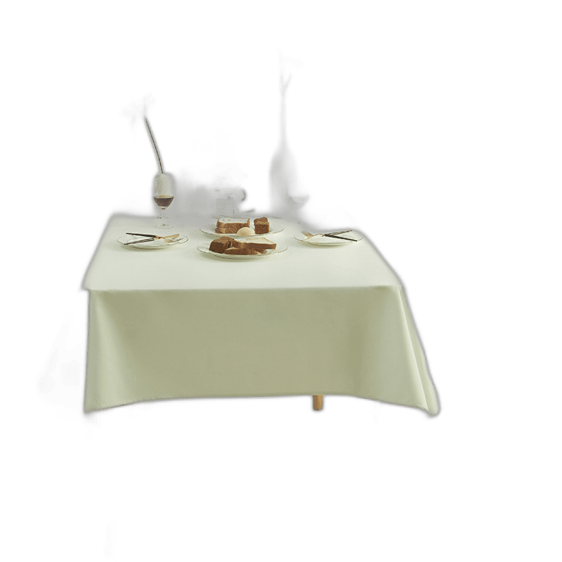 Asahi Table Cloth Solid Color Simple Waterproof Solid Color Coffee