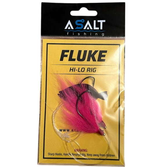 Asalt Fishing Fluke Hi-Lo Double Bucktail Teaser