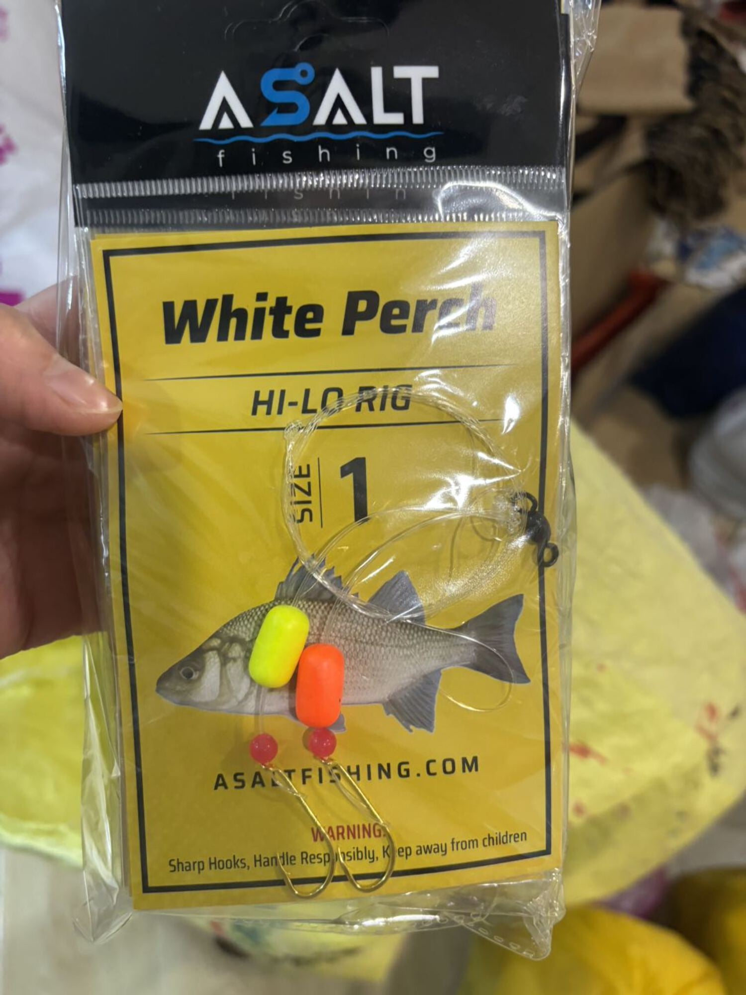 Perch Bread Rig Asalt Fishing White Perch (Ocean Perch) Hi-Lo Fishing Rigs with Floats ...