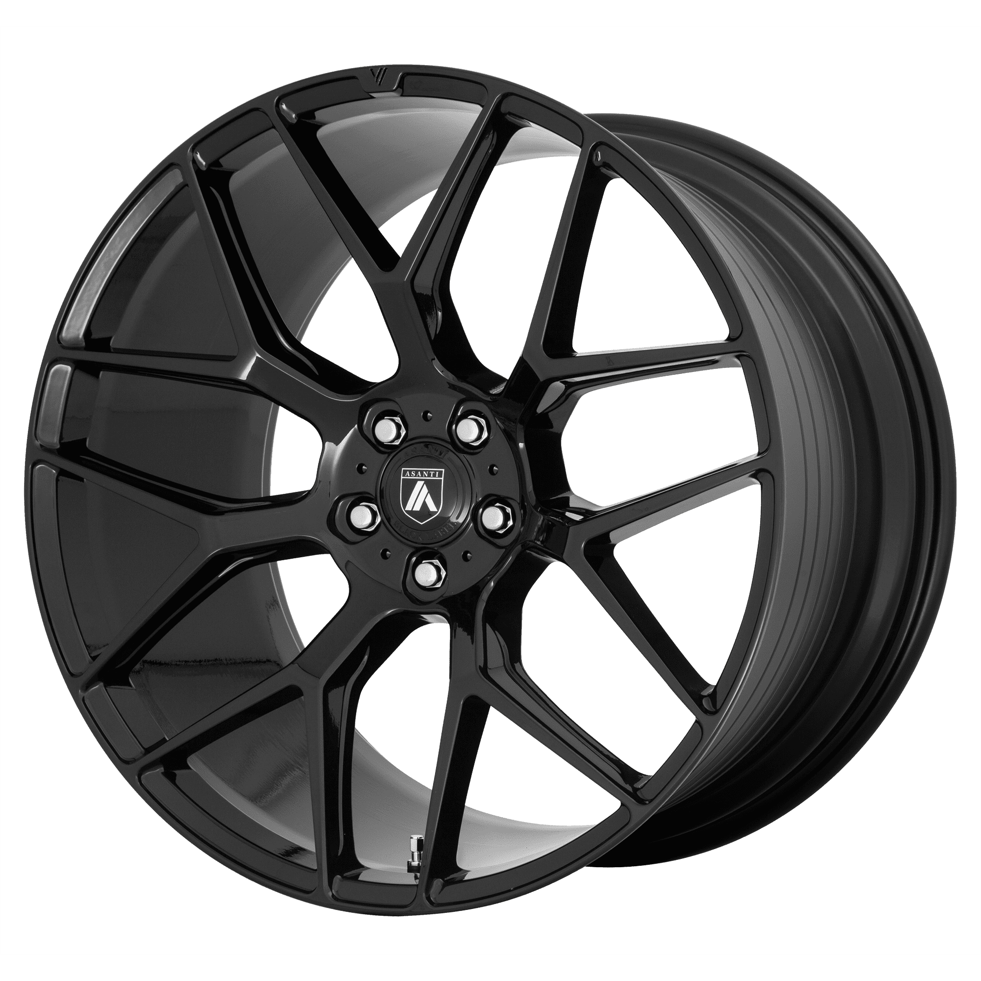 Asanti Black Abl-27 Dynasty 20X8.5 5X120 38Et 72.6Cb Gloss Black Wheel