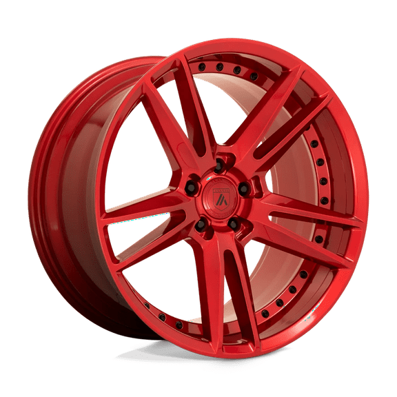 Asanti Black Abl-33 Reign 20X9 5X112 35Et 72.56Cb Candy Red Wheel