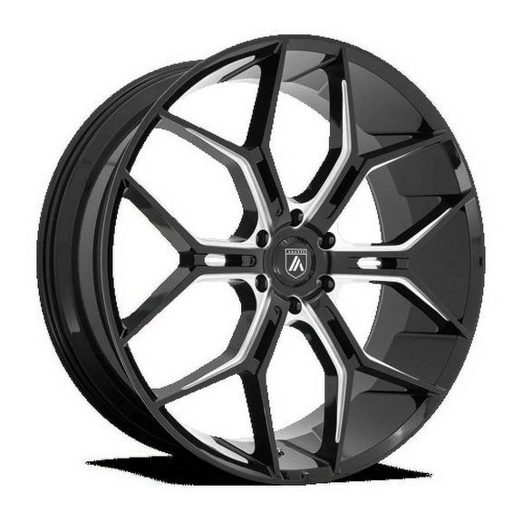 Asanti Black Abl-38 Monarch Truck 22X9.5 6X135 38Et 106.1Cb Gloss Black Milled Wheel