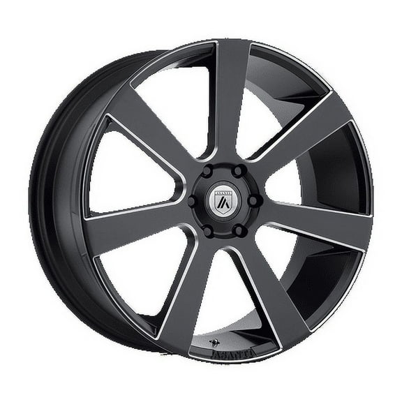 Asanti Black Aluminum Rim ABL-15 APOLLO 24X9in Satin Black Milled Finish, ABL15-24903415BM