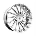 thumbnail image 1 of Asanti Black Aluminum Rim ABL-18 MATAR 24X9in Chrome Finish, ABL18-24906630CH, 1 of 2