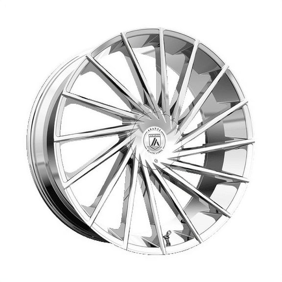 Asanti Black Aluminum Rim ABL-18 MATAR 24X9in Chrome Finish, ABL18-24906630CH