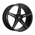thumbnail image 1 of Asanti Black Aluminum Rim ABL-22 ALPHA 5 22X9in Gloss Black Milled Finish, ABL22-22905232BK, 1 of 2