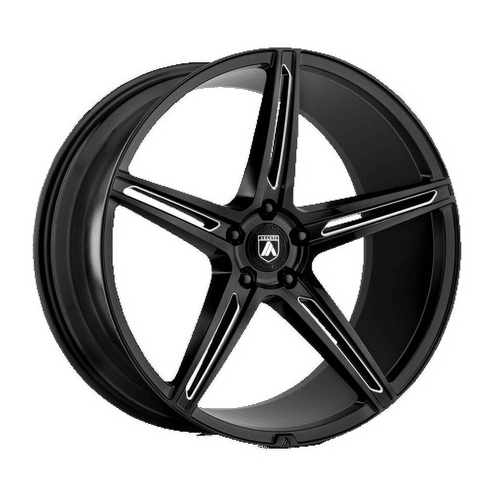 Asanti Black Aluminum Rim ABL-22 ALPHA 5 22X9in Gloss Black Milled Finish, ABL22-22905632BK