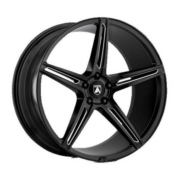Asanti Black Aluminum Rim ABL-22 ALPHA 5 22X9in Gloss Black Milled Finish, ABL22-22905632BK