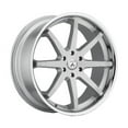 thumbnail image 1 of Asanti Black Aluminum Rim ABL-32 KAISER 22X9.5in Brushed Silver Chrome Lip Finish, ABL32-22962430, 1 of 2