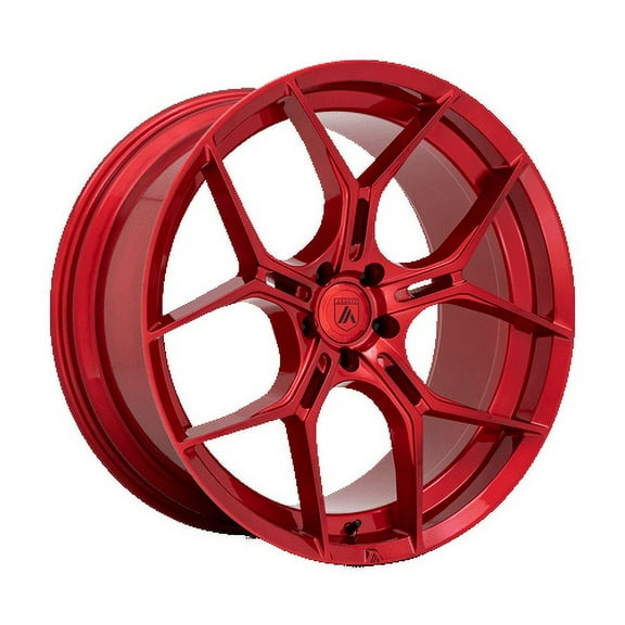 Asanti Black Aluminum Rim ABL-37 MONARCH 20X9in Candy Red Finish, ABL37-20905638RD