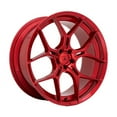 thumbnail image 1 of Asanti Black Aluminum Rim ABL-37 MONARCH 22X10.5in Candy Red Finish, ABL37-22055240RD, 1 of 3
