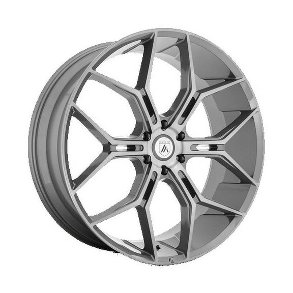 Asanti Black Aluminum Rim ABL-38 MONARCH TRUCK 22X9.5in Titanium Brushed Finish, ABL38-22956338TB