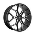 thumbnail image 1 of Asanti Black Aluminum Rim ABL-38 MONARCH TRUCK 24X10in Gloss Black Milled Finish, ABL38-24106235BK, 1 of 3
