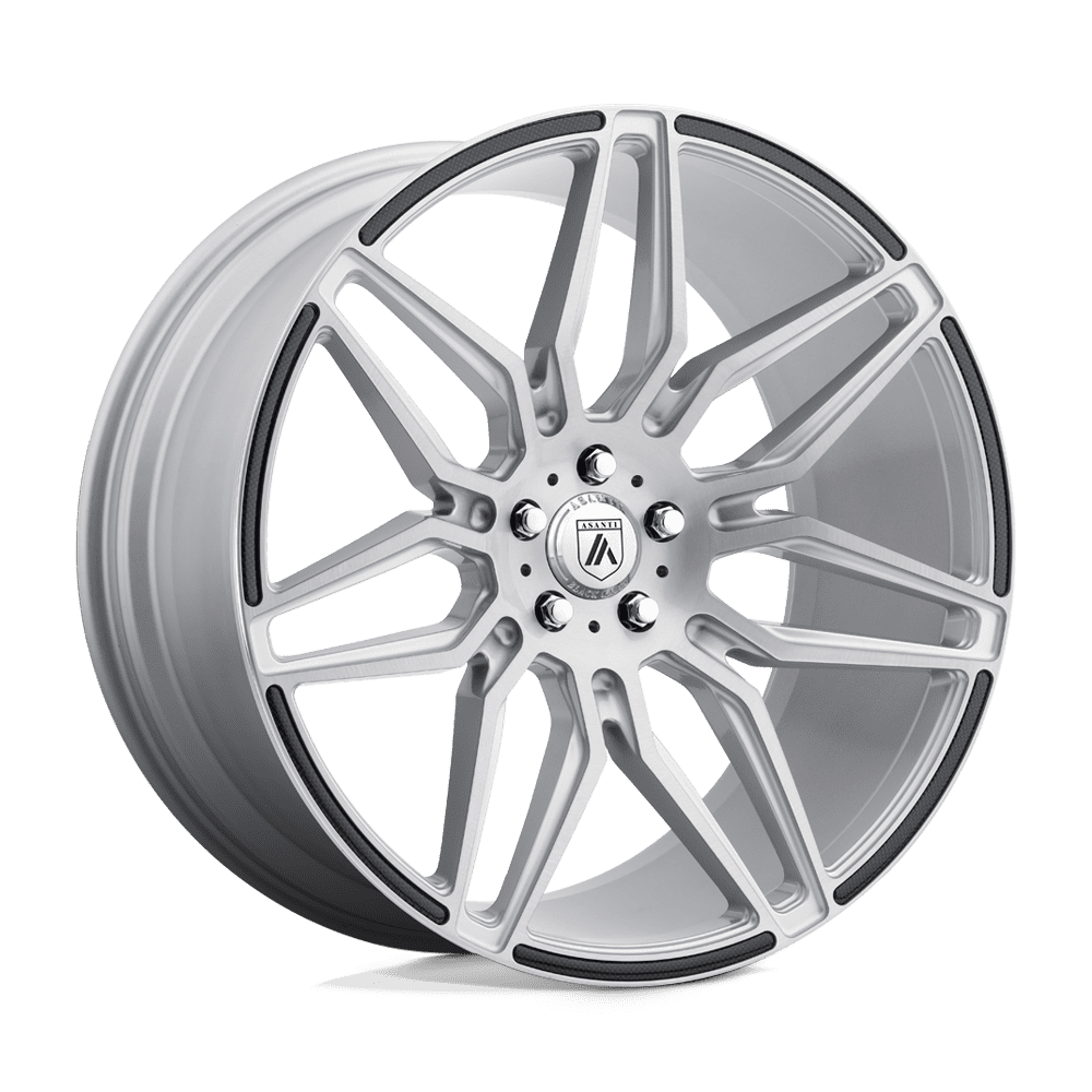 Asanti Black Cast Aluminum Rim AB11 20X9 5X4.5 BRUSHED SLV 35MM, ABL11 ...