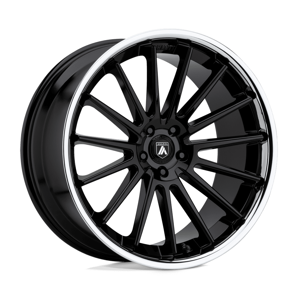 Asanti Black Cast Aluminum Rim AB24 20X10.5 5X112 G-BLK CHR LIP 38MM ...