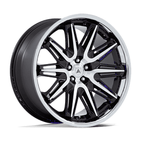 Asanti Black Cast Aluminum Wheel AB047 22x10.5 5x112 G-BLK MACH 38mm, AB047BS22055738