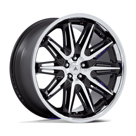 Asanti Black Cast Aluminum Wheel AB047 22x10.5 5x112 G-BLK MACH 38mm, AB047BS22055738