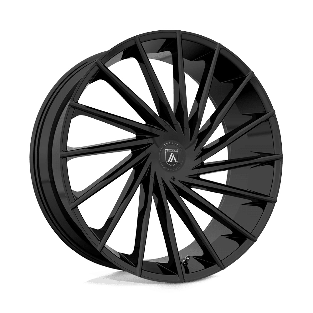Asanti Black Cast Aluminum Wheel AB18 20x8.5 6x120/132 G-BLK 30mm, ABL18-20856A30GB