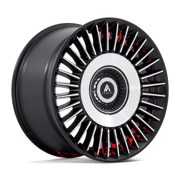 Asanti Black Cast Aluminum Wheel AB40 20x9 5x115/120 S-BLK BR-MCH-FC 15mm, AB040MD20902015