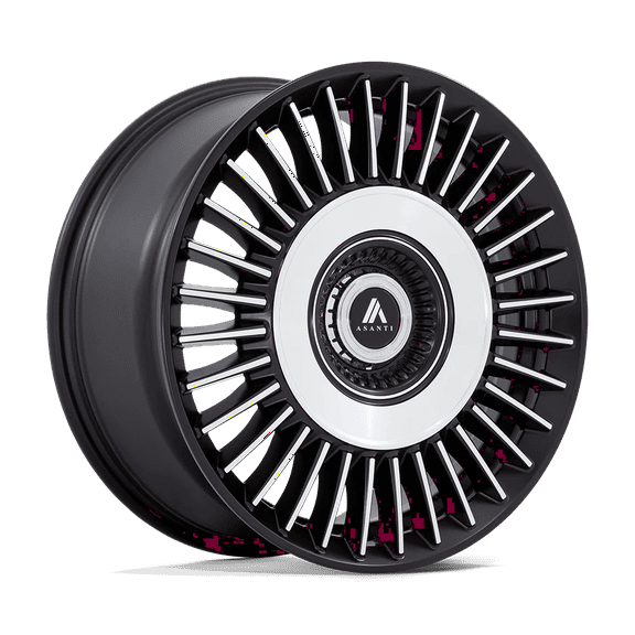 Asanti Black Cast Aluminum Wheel AB40 20x9 5x4.25/112 S-BLK BR-MCH-FC 45mm, AB040MD20902245