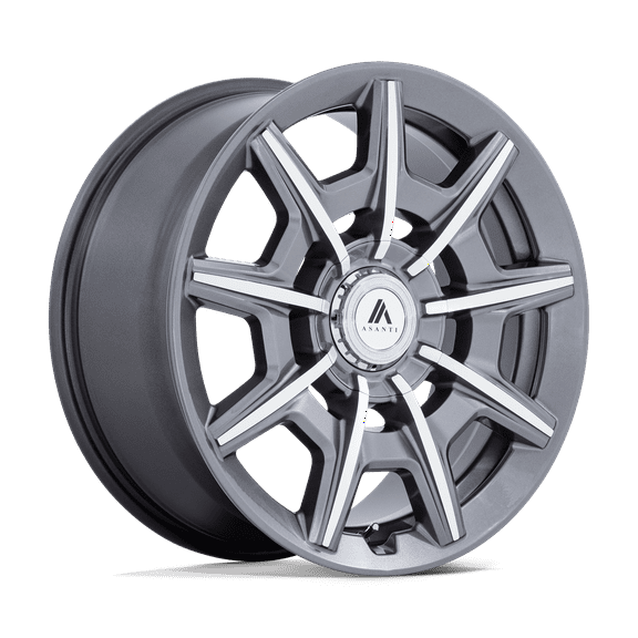 Asanti Black Cast Aluminum Wheel AB41 20x10.5 5x112/120 G-ANTH BR-MCH 38mm, AB041AD20055938