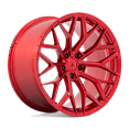 thumbnail image 1 of Asanti Black Flow Formed Aluminum Rim AB39 20X8.5 5X120 C-RED 20MM, AB039QX20855220, 1 of 4