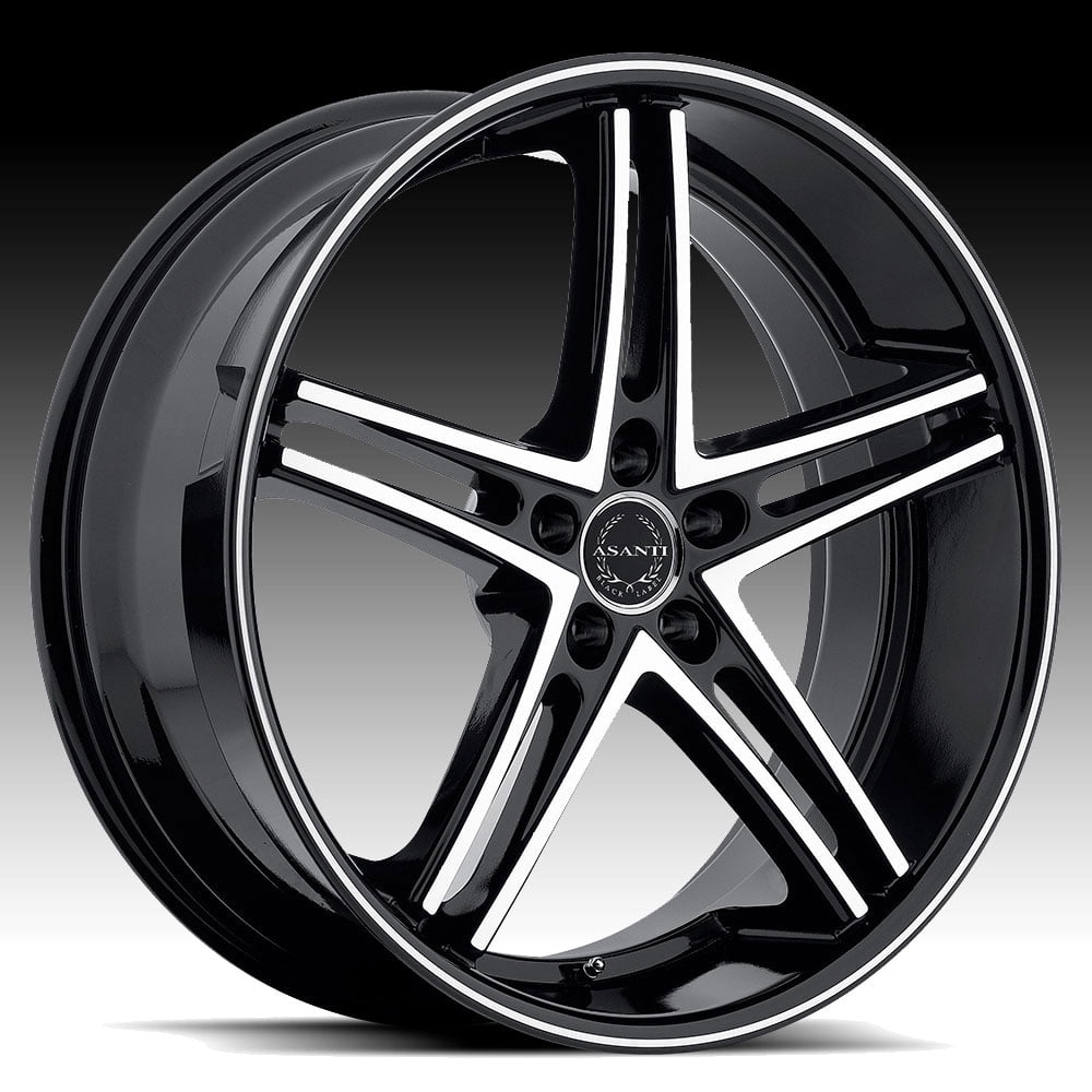 Asanti Black Label ABL-7 Machined Black 20x10 5x4.5 45mm (ABL7-20101245MB)