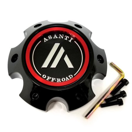 Asanti Off-Road Gloss Black 5-3/4" OD Wheel Center Hub Cap 6 Lug 6x5.5