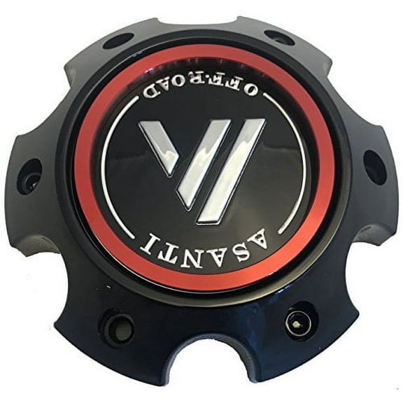 Asanti Offroad Gloss Black Wheel Center Cap (QTY FOUR) PN :130L1335GB, T130L145-6-H42