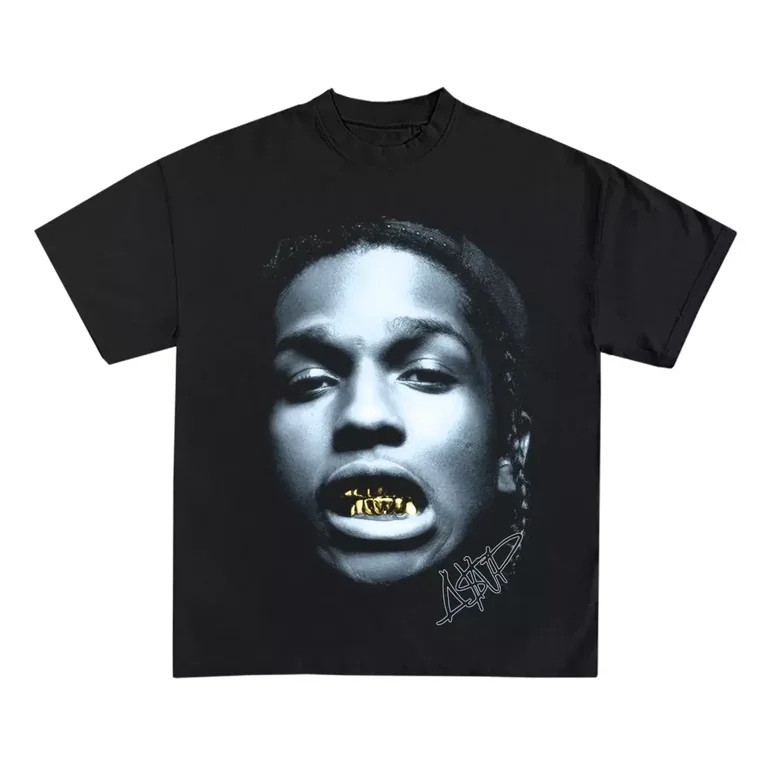 Asap Rocky Hip Hop Rap Heavy Cotton Black All Size Men Women Unisex Shirt D039 Walmart
