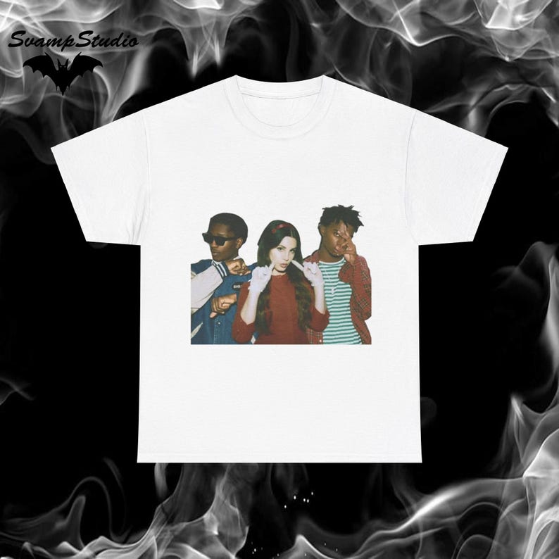 Asap Rocky Lana Del Rey Playboi Carti Tshirt, Playboi Carti Merch, Rapper Merch, Asap Rocky
