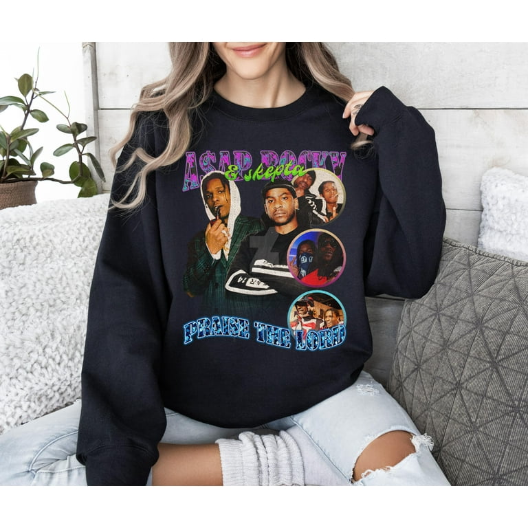 Asap Rocky Sweatshirt Unisex Sweatshirt Feel The Softness Love The Fit. Walmart