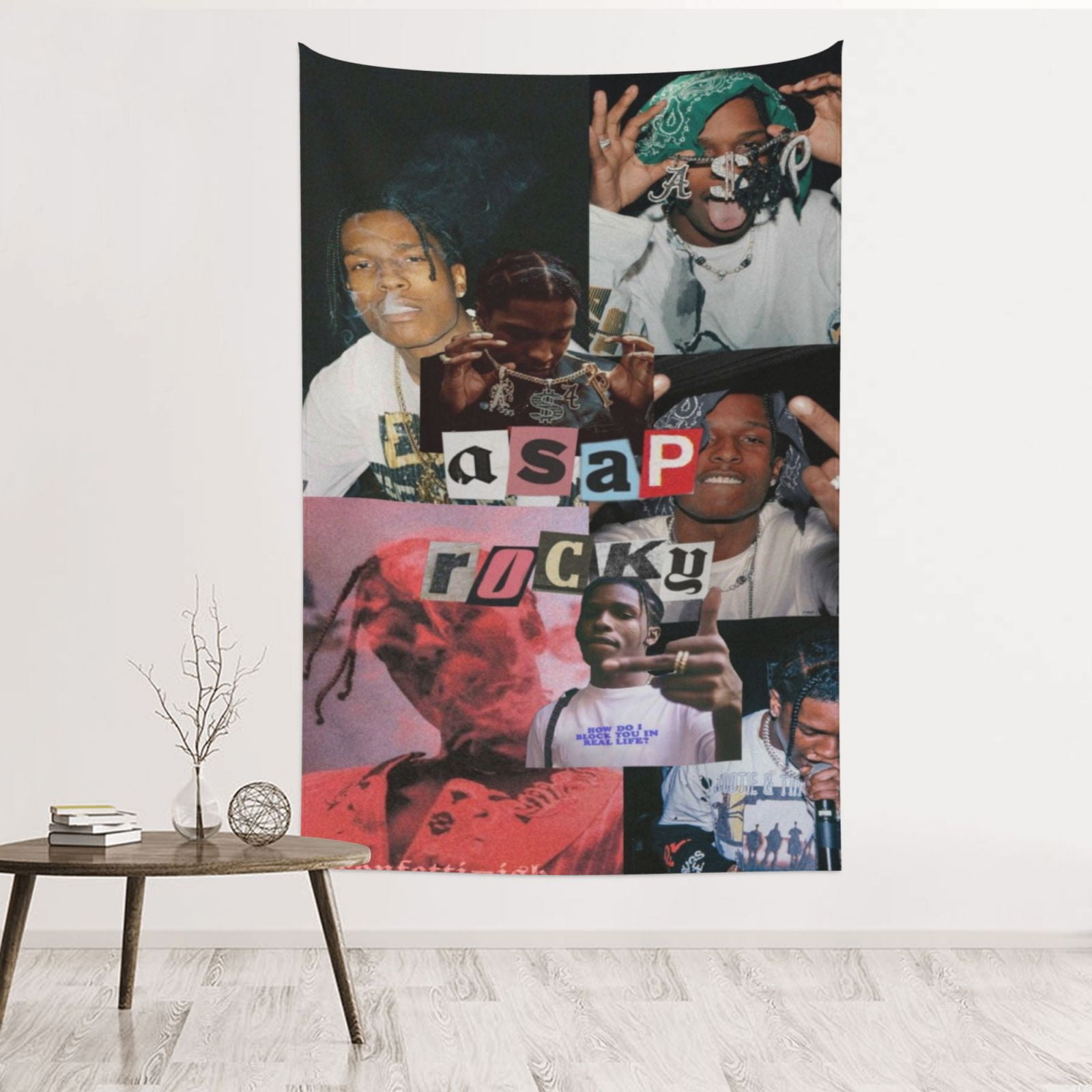 Asap Rocky Tapestry 60x40 Inch For Bedroom Home Decor For Living Room Dorm Decor Curtain Balcony Partition Walmart