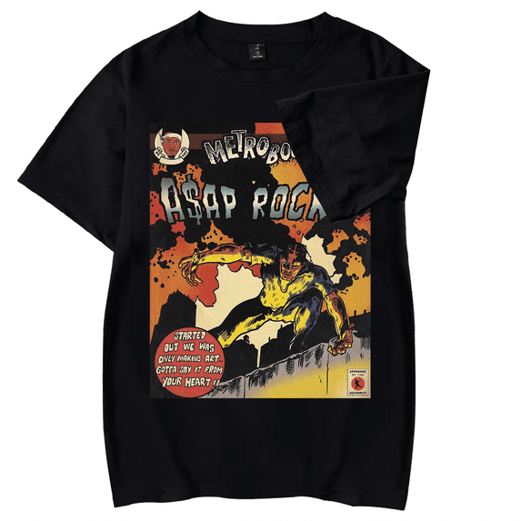 Asaps Merch Shirt Rockys 2026 Tour Tshirts Fashion Print Tees For Fans