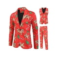 thumbnail image 2 of Dec. 25Th | Jackets & Coats | Dec 25th Ugly Christmas Sport Coat Jacket Blazer Reindeer Drinking Split Size M 2 of 12