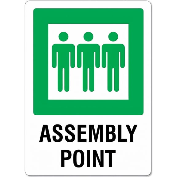 Asbestos Hazard Warning Sign - 8"x12" Reflective Aluminum Metal Sign with Symbol, Indoor Outdoor Safety Signage