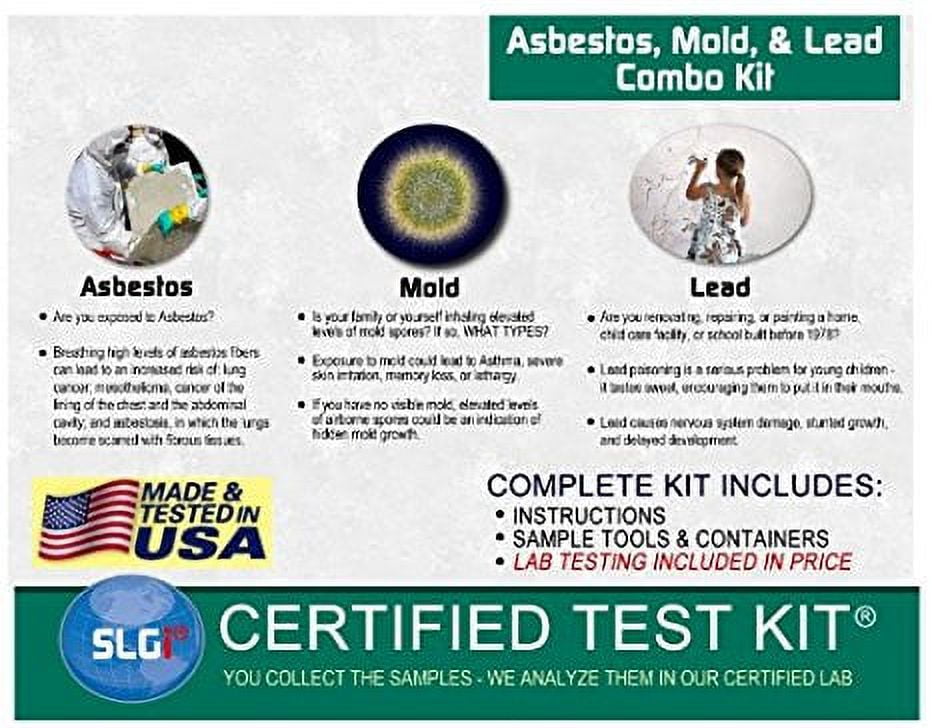 Asbestos, Lead, and Mold Combo Test Kit (1 Bus. Day) Schneider Labs