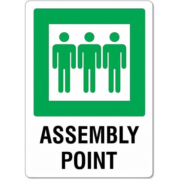 Asbestos Sign - Warning Asbestos Hazard Reflective Aluminum Sign 12 x 8 Inches - with Symbol, Weatherproof Signage for Indoor Outdoor Industrial, Hazard Zone