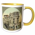 thumbnail image 1 of 3drose, Asbury Park Building in Early 1900s, 11oz Two-tone Yellow Mug, 1 of 6